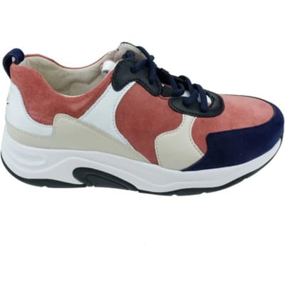 Gabor rollingsoft sensitive 46.916.28 - dames rollende wandelsneaker - Multikleur - maat 37.5 (EU) 4.5 (UK)