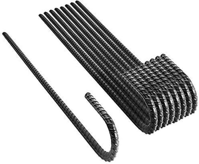 Grondankers Heavy Duty - 8 stuks J-haak 40,6 cm tuinsteunen voor camping en tent