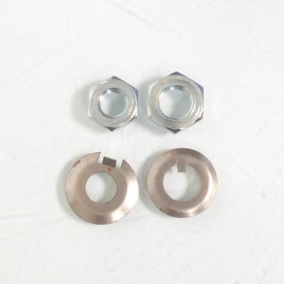 Set moer en ring koppeling voor scooter Piaggio 50 Vespa Primavera Et3 Nieuw