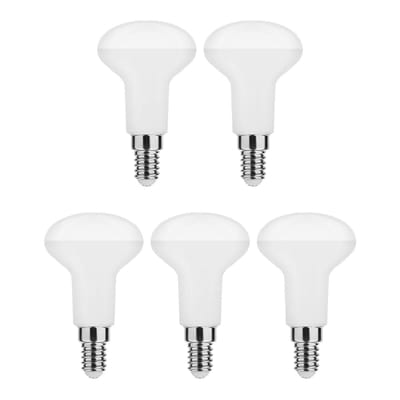 Modee E14 LED Lamp 4.9W - 470lm - 6000K - Daglicht Wit - LED Spot R50 - Vervangt 40W Halogeen Gloeilamp - 5 stuks