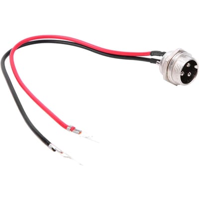 6 stuks 3-pins Laadpoort Connector Batterijlader Connectoren voor Elektrische Scooter