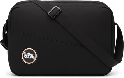 CabinMax Rio Reistas - Ryanair Handbagage 20L – Weekendtas – Compact Schoudertas - 40x25x20 cm – Lichtgewicht – Zwart