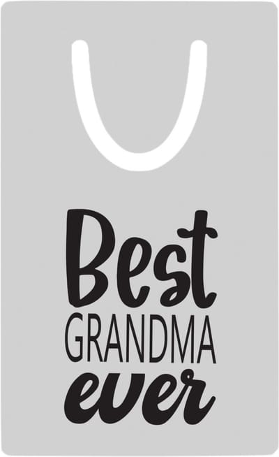 Hacebo® - Best grandma ever metalen boekenlegger - Oma - oma mama - Moederdag - cadeau - verjaardag - Oma Bladwijzer boekenleggers - 7.6 cm x 5cm