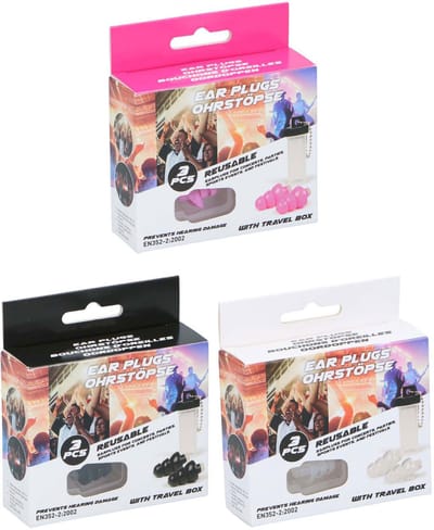 Ear plugs 3as 3pc with storage box