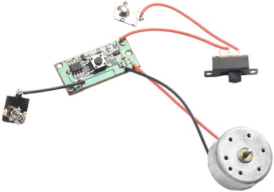 Zonnemotor DC - Mini Motor - Doe-het-zelf projecten - Hoge snelheid - 2.2x2.4cm - Metaal