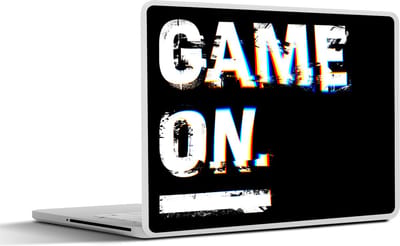 Laptop sticker - 13.3 inch - Game - Quotes - Gamer - 31x22,5cm - Laptopstickers - Laptop skin - Cover