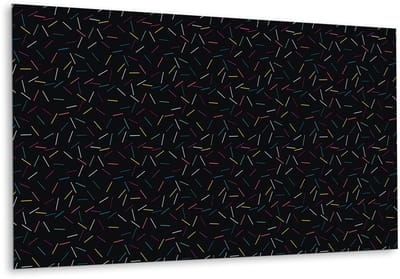 Tulup PVC Wandpaneel - Gekleurde Lijnen Vinyl Wandpaneel - 100 cm x 50 cm - Veelkleurig Wandpaneel PVC - 1 stuk - Vinyl Wandpaneel - Geometrisch Muurpaneel - Wandbekleding Vinyl - Plaktegels Keuken en Badkamer