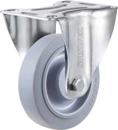 Bokwiel 125 mm 120 kg TPR rubberband extra stil - TARSUS