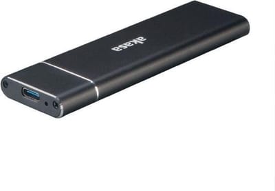 Akasa USB 3.1 Gen2 Superspeed+ , up to 10Gb/s Ali Enclosure for M.2 (NGFF) SSD (Supports 2230, 2242, 2260 & 2280)