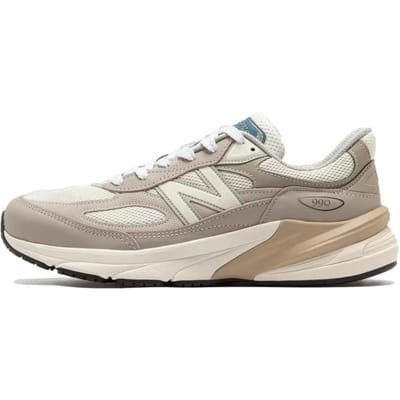 Teddy Santis x New Balance 990v6 Made in USA Light Mushroom Moonrock Heren Sneakers Crème U990MM6 38.5 gray