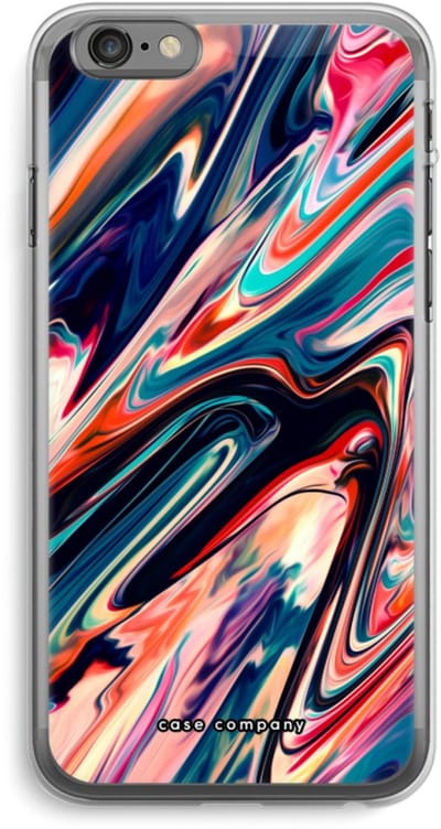 Case Company® - Hoesje geschikt voor iPhone 6 PLUS / 6S PLUS hoesje - Quantum Being - Soft Cover Telefoonhoesje - Bescherming aan alle Kanten en Schermrand