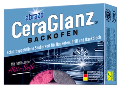 Abrazo - CeraGlanz Spons voor schoonmaak oven - Met Vetoplossende actieve zeep