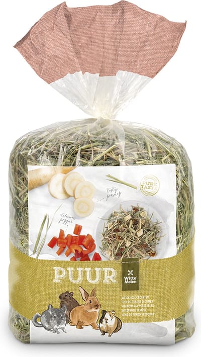 Witte Molen - Knaagdierenvoer - Knaagdier - Puur Weidehooi Groenten 500gr - 1st