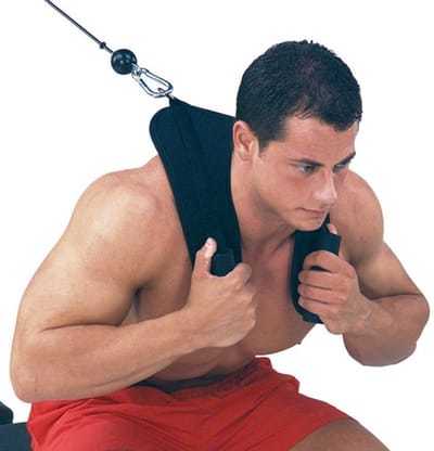 Dailygoods- Schouderriem Brede Harnas - Buikband Training - Ab Strap Bevestiging - Fitness Apparatuur - Tot 200KG Belastbaar - Voor Buikspieroefeningen