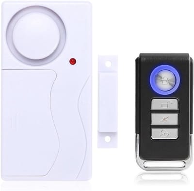 Draadloos Deur- en Raamalarm voor Thuisbeveiliging met Afstandsbediening - Eenvoudige Installatie en 105dB Luide Alarm