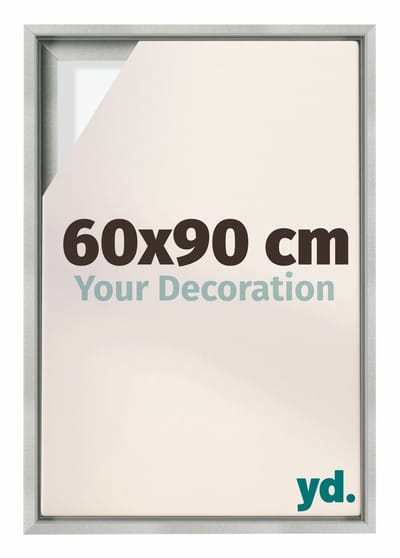 Your Decoration - Baklijst 60x90 cm - Zilver Mat - Baklijst voor Canvas - MDF - Lyon