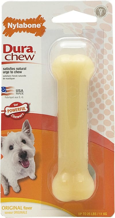 Nylabone Harde Bijters Kluif - Ham - Voor Honden tot 10 kg