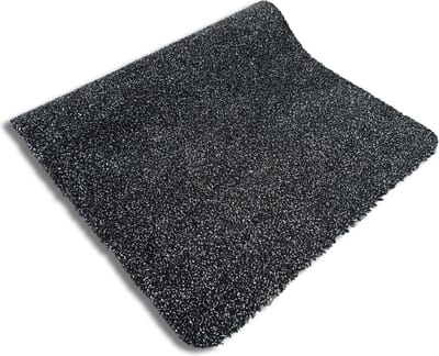 JYG Deurmat XL KATCOT SUPERABSORB katoen zwart/antraciet 80 x 100cm - droogloopmat