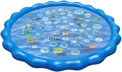 Sprinklermat Kinderen - Water Speelmat - Buiten Spelen - Dynamische Watervorming - 100 cm - Cartoon