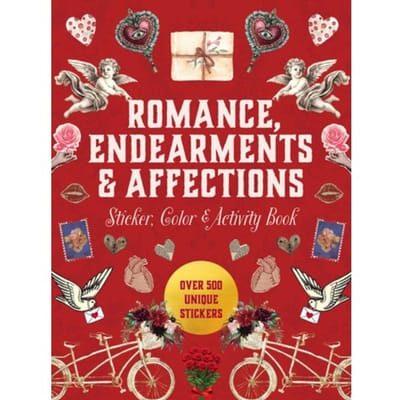 Romance, Endearments & Affections Sticker, Color & Activity Book - Sticker Activity Deluxe Editions - Editors of Chartwell Books