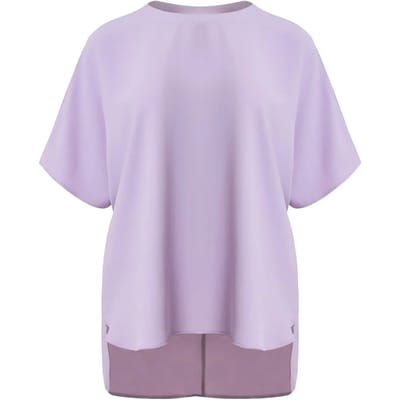 D collectie Crêpe Blouse met V-rug voor Dames Mat Fashion