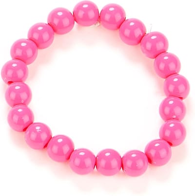 PARTYPRO - Roze kralenarmband voor volwassenen