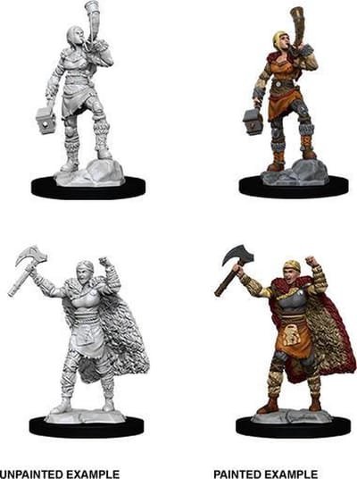 D&D Nolzur's Marvelous Miniatures Human Barbarian Female 2