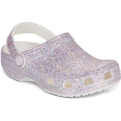 Crocs Classic Fantasy Glitter Clog K Unisex Clogs - wit