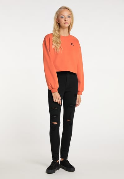 Mymo Sweatshirt Dames oranje