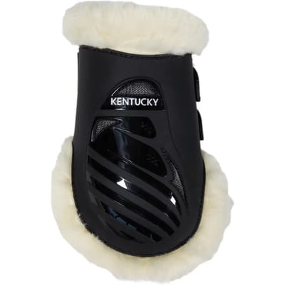 Kentucky Horsewear - Vegan bont Kogelbeschermer elastiek M zwart