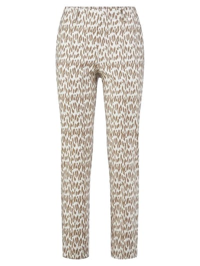 Enkellange Slim Fit -7/8-broek Van Peter Hahn beige