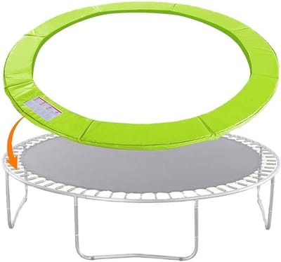 Beschermkussen - Beschermingspads Randafdekking Trampoline - Trampoline Randbescherming 183 cm Diameter, Veerafdekking, Veiligheidspad, UV-bestendig, Onscheidbaar - Groen