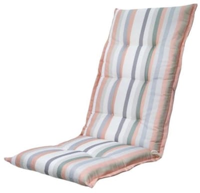 Kussen hoge rug ca.123x50cm Righe salmone