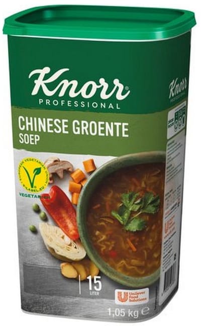 Knorr - Chinese Groentesoep - 15 liter - Omdoos 6x