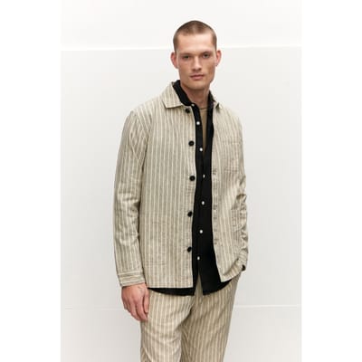 The Goodpeople Jelin Jackets Off White Black Größe: S | Leichte Jacken Outlet | Herren | Schwarz