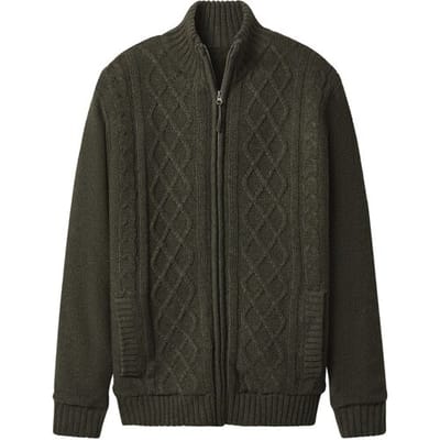 esmara Men Gebreid heren vest (Olijfgroen, S)