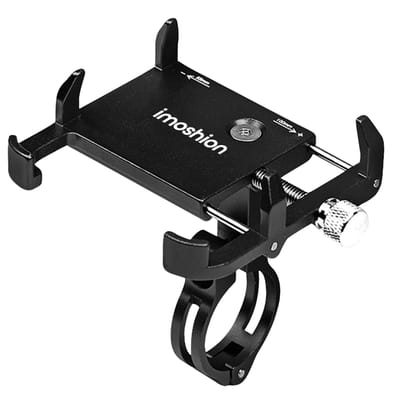 imoshion Aluminium Telefoonhouder Fiets - Verstelbaar en Lichtgewicht - Universeel - GSM Houder
