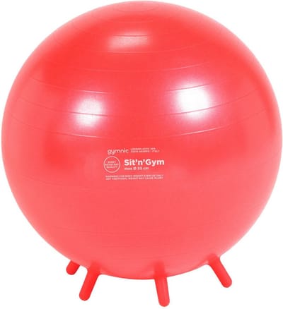 Gymnic Sit'n'Gym 55 BRQ - Zitbal - Rood - Ø 55 cm