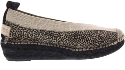 Dames Instappers & Ballerina's Shabbies Amsterdam Shabbies Amsterdam Palma Kimono Black/white Zwart - Maat 37
