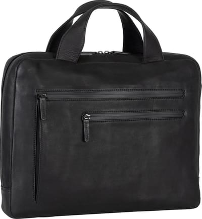 Leonhard Heyden Den Haag laptoptas 1-vaks 13 inch - Zwart