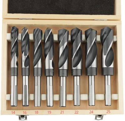 Dailygoods- Spiraalboor HSS-set 8-delig - Boorset - Metaalboor - Industrie - Warmtebehandeld - Duurzaam