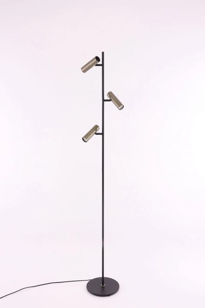 Vloerlamp LED Trend 160cm Zwart Brons Mini GU10