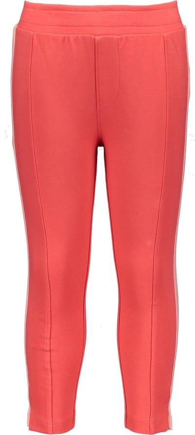Moodstreet Meisjes Sportbroek met pintuck op de broekpijp - Red - Maat 98/104
