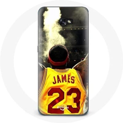 Coque - Samsung - Galaxy A3 2017 - Souple - Noir - Joueur de Basketball