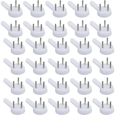 Dailygoods- Hardwandhaken 110 stuks - Spoorloze Wandfotohaken - Naadloze Nagelhangers - Bevestigingen/Haken - Wandhouder - Eenvoudige Installatie - Fotohaken