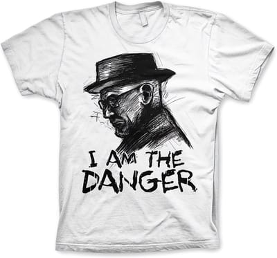 Breaking Bad Heren Tshirt -S- I Am The Danger Wit