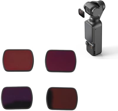 JHUBERS - Magnetische ND-filterset - ND-filters - Superieure beeldkwaliteit - 4-pack - Creatieve workflow - Actiecamera-accessoires - Geschikt voor...