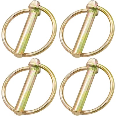 Dailygoods- Klapsplitpennen 4 stuks - Duurzaam - Veiligheidsspeld - O-vormig - M6/M8 - Verzendkostenbesparend - Zelfvergrendelend ontwerp - Veiligheidspennen