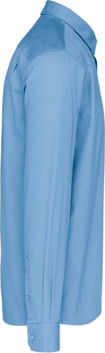 Kariban Herenoverhemd met lange mouwen van katoen Nevada K586 - sky blue - L