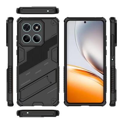Luxe Robuuste Armor Telefoonhoesje Voor Motorola MOTO Edge 60 50 Fusion G24 G04 E14 Met Standaard Hard PC Schokbestendig Achterkant For Moto E14